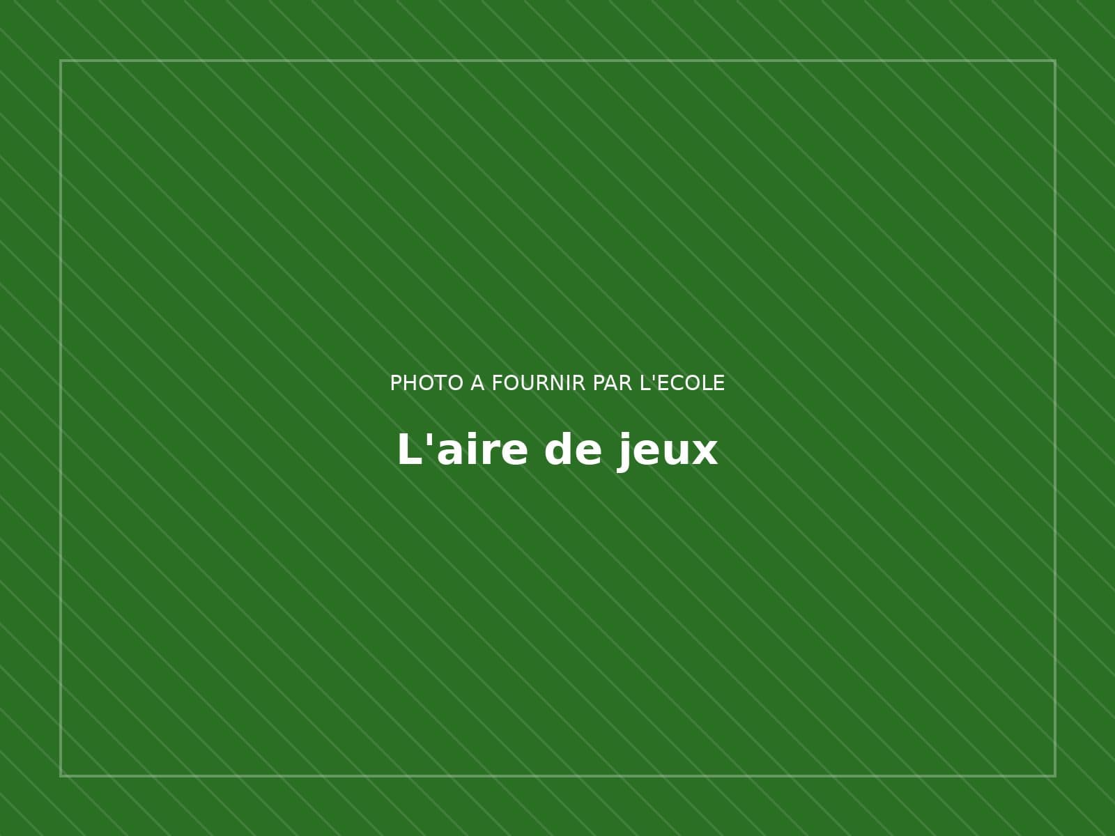 L'aire de jeux
